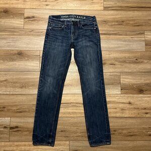 Men's American Eagle AE Slim Fit Denim Jeans SZ 30x34 Blue Cotton Modern